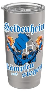 Heidenheim Kämpfen und Siegen – Fußball Ultras Fan Doppelwandiger Edelstahl-Thermobecher