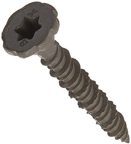 Rock On 23301 9 by 1-1/4 Serrated Head Star Drive Cement Board Screws (185 Pack)
