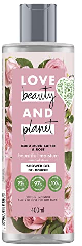 Love Beauty And Planet, Gel Doccia Rugiada Idratante, per tutti i tipi di pelle, certificato vegano, flacone da 400 ml