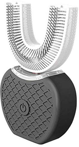 Cepillo de dientes eléctrico automático, cepillado de 360 grados, todos los aspectos, 4 modos, impermeable, lavable y reutilizable, sónico, en forma de U, cuidado de dientes sónicos