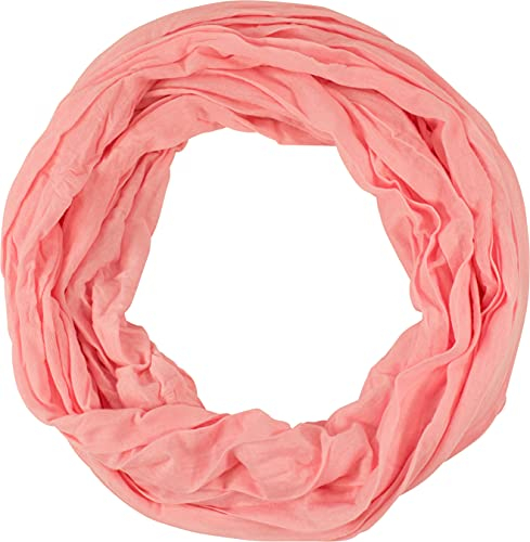 fashionchimp BASIC-Loop für Damen und Herren in angesagten Trendfarben, Jersey-Design, Schlauchschal (Rosa)