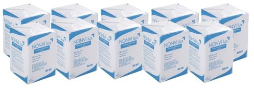 MEDICALMONO - Compresse di garza TNT NON STERILI, tessuto non tessuto, 4 strati - 1000 pz (CM 5X5 CM)