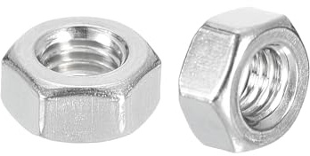 METALLIXITY Sechskantmuttern (M8x1,25mm) 40 Stück, 304 Edelstahl metrisches Regelgewinde Sechskantmuttern - für DIY Heimwerkerreparaturen, Maschinen, Silber