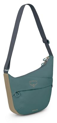 Osprey Daylite Unisex Borsa a tracolla, 6L, Cascade Blue/Latte Brown, O/S