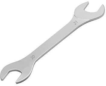 Mcoser Gabelschlüssel, superdünner Maulschlüssel, flacher Schraubenschlüssel, 20 x 21 mm, Doppelmaulschlüssel, Chrom-Vanadium-Stahlschlüssel, metrisches Schraubenschlüssel-Set für Mechaniker,