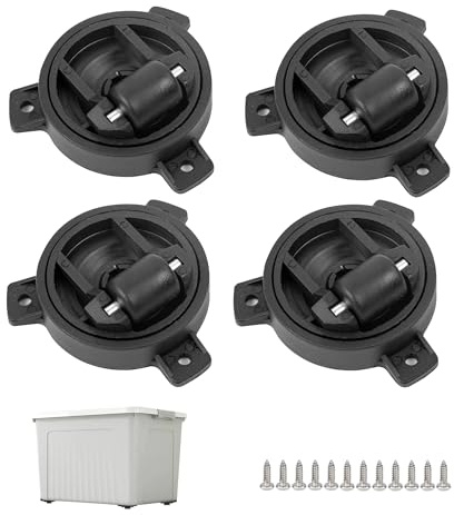 Ruedas Muebles Pequeñas, Ruedas para Muebles Autoadhesivas, Mini Ruedas Giratorias 360° para Mover Muebles, Silenciosas & No Dejan Marcas, Total Puede llegar a 150 kg