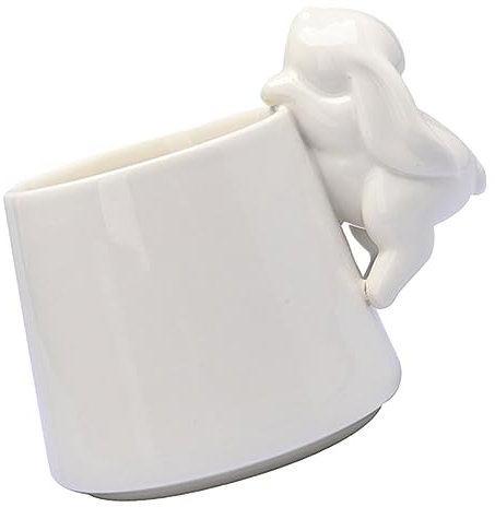 OFFSCH Tazza in Ceramica Manico A Forma Di Coniglietto Design Creativo Per Caffè Tè Latte Per Uso Domestico E Regali Personalizzati
