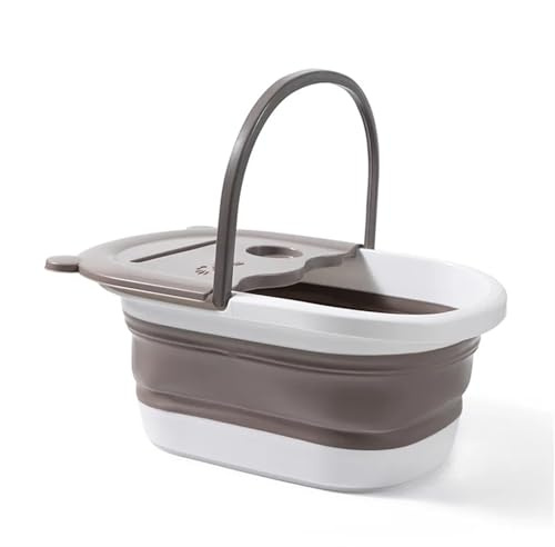 Cubo Plegable Para Remojar Los Pies Cubo plegable for baño de pies, lavabo for masaje de pies, bañera for el hogar, cubo for baño de pies for adultos, cubo plegable for remojo de pies Para Pediluvio，L