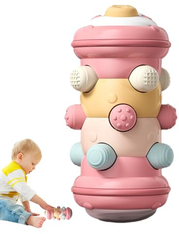 Juguete rodante rastrero, juguetes rastreros para niños | Juguete de rodillos Play Center en movimiento sensorial interactivo,Juguetes educativos educativos para el aprendizaje del color,