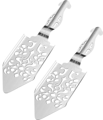 MOTHNUR 2 piezas Cuchara de Absenta de Acero Inoxidable Multiusos con Filtro para Azúcar y Gotero Utensilio de Bar para Preparar Cócteles