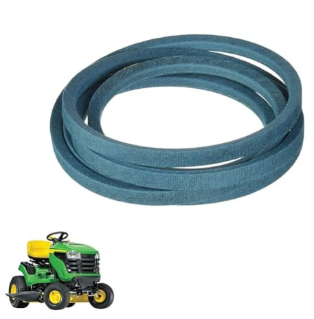 MoSundi Cinghia di trasmissione per tosaerba, 1/2 x 110 pollici, compatibile con John Deere LTR155 LTR166 LTR180, ricambio resistente, verde