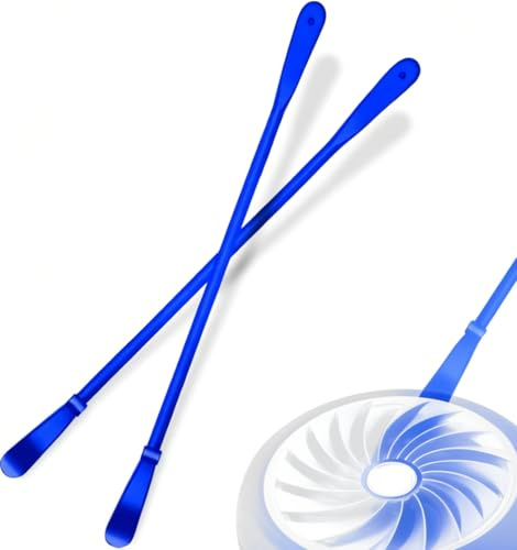 AXILYZE 2-Pack 38 Heavy Duty Tire Spoons - Solid Steel Tire Iron Bars for Truck/SUV/Semi, Professional Bead Breaker & Rim Protector with Non-Slip Blue Grip (Mounting & Demounting)