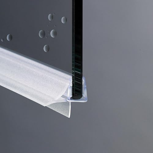 Ricambi & Box Doccia - Guarnizione Box Doccia con Gocciolatoio | Vetro 4mm - singola barra da 100 cm - EC-10-429-100