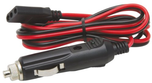 RoadPro RPPS-220 Platinum Series 12V 3-Pin Plug Fused Replacement CB Power Cord, Black and Red