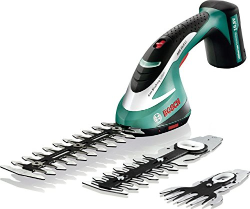 Bosch Home and Garden Set Sculpte-Haies et Taille-Herbes - ASB 10,8 LI (10,8 V, Set 3 Lames, Chargeur, Coffret Plastique)