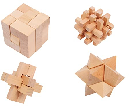 small foot Geschicklichkeitsspiele Woody aus Holz, Knobelspiele für Kinder, Konzentrationsspiel ab 5 Jahren, 2934