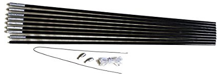 Relags Fiberglaszeltstange Fiberglaszeltstange, schwarz, One Size, 052040