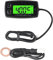 Runleader Digital LCD Motortemperaturanzeige, Übertemperaturwarnung, grüne Hintergrundbeleuchtung, Batterie austauschbar für Generator Motorrad Dirtbike ATV Außenborder Motor Marine Schneemobil