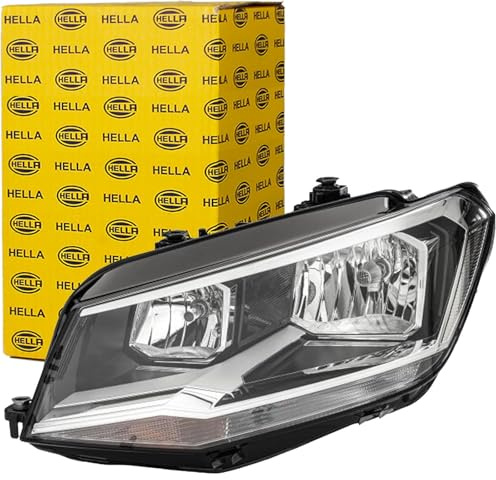 HELLA 1EA 012 286-051 Halogen/FF-Huvudstrålkastare - för t.ex. VW Caddy IV Box SAA, SAH - ECE - för högertrafik - Vänster