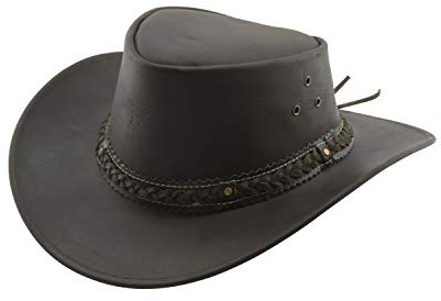 Black Jungle ARAMAC Lederhut Cowboyhut Australienhut Hut