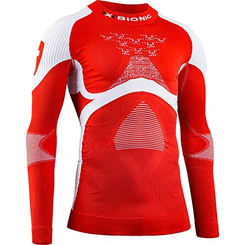 Strato Base Camicia Funzionale X-Bionic ENERGY ACCUMULATOR 4.0 PATRIOT Uomo , Colore : Switzerland , Taglia : L