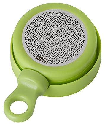 AdHoc TE33 Magnetischer Teefilter mit Abtropfständer MagTea, grün, Kunststoff/Edelstahl