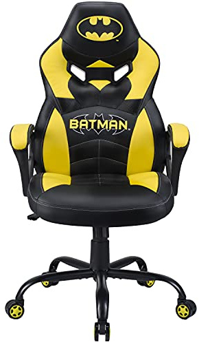Subsonic Chaise Gaming Batman, Fauteuil Gamer Noir Taille S/M