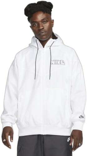 Nike Giacca a Vento da Uomo Windrunner Woven Lined Bianco Taglia M Codice DX0694-100