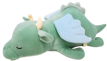 Nemu Nemu Animals 6202740 Plüschtier, Drache Drago, Kuscheltier, extra weich und kuschelig, Stofftier, Designed in Japan, Kuschelkissen, Größe XXL, 70 cm