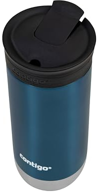 Contigo Huron 2.0 Snapseal Vaso Termico Cafe, Unisex-Adult, Blueberry, 470 ml
