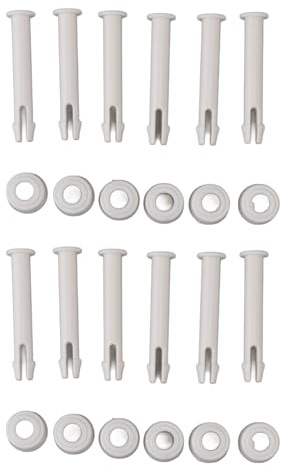 Jenngaoo 12er Pack Halterungs Schwimmbad Verbindungsnägel, Kunststoff Pool Verbindungsstifte, Halterungs Schwimmbad Montagesatz Für Pool Ersatzteile, 2,1 Zoll, 2,4 Zoll, 2,8 Zoll(6CM)