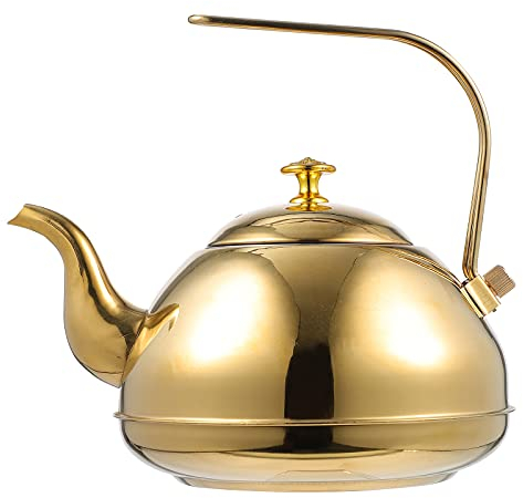 1pc Pentola In Acciaio Inox Bollitore Per Il Caffè Fornello A Induzione Bollitore Suono Bollitore Scaldino Bollitore Per Il Tè Infusore Bollitore Per Acqua Calda Piano Cottura Bollitore A Gas Piccol