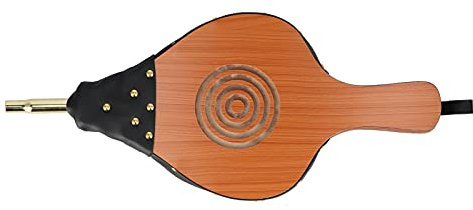 Gavigain Holzkamin Blasebalg, große Holz Luft Gebläse gegossen Düse mit Hängegurt für Outdoor Camping BBQ