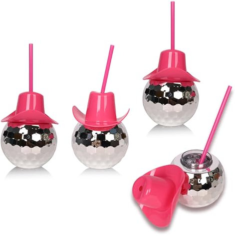 YiNLuax Cocktails Cup With Straw Cocktails Glass Drinking Syrups Teas Bottle Discos Balls Cups For Nightclub Party Discos Balls Cups Drinking Syrups Teas Bottle