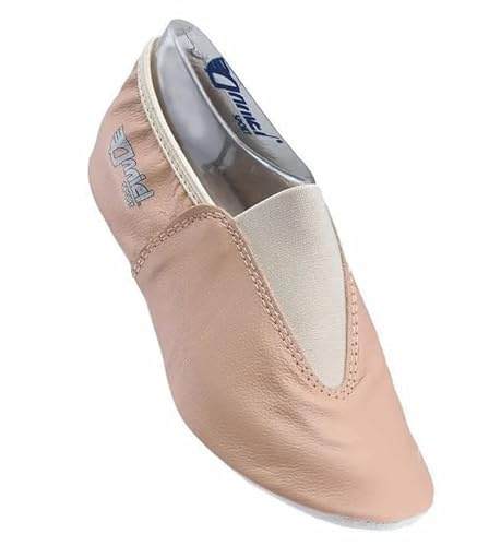 Anniel 2038 - Turnschläppchen Mädchen, Jungen und Erwachsen, Gymnastikschuhe Unisex aus Leder 100% Made in Italy, Ballettschuhe Kinder Mädchen, Schläppchen, Ballettkleidung