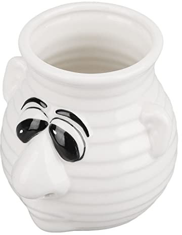 KIMISS Funny Snot Nose Egg Separator - Easy Ceramic Egg White & Yolk Separator - Time-Saving Kitchen Tool for Lovers