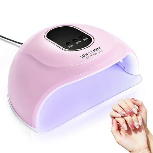 UV -LED nagellampa 72 W professionell automatisk sensor – nagel – gel – pol-ljus med 3 timer, 18 lampor – chips
