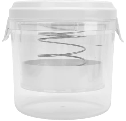 generic Grand Pot de Fermentation de Cornichon de qualité Alimentaire de 5 L, Pot Transparent en PP pour Kimchi et Choucroute avec Plaque de Pression – Récipient Idéal pour le Décapage
