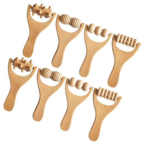 DECOMELODY Massagegerät zur Gezielten Rückenmassage 8 Stück mit Ergonomischem Griff und Einfachem Transport für Beine und Arme für Zuhause und Outdoor