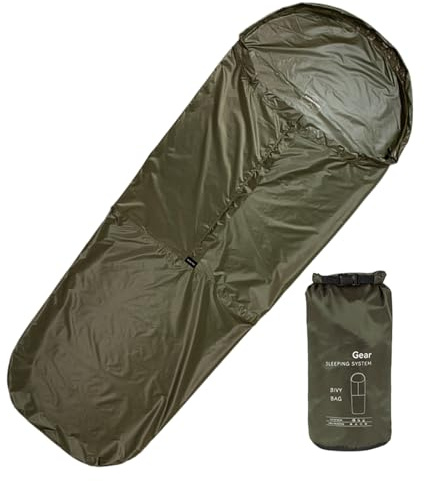 Sac de couchage thermique – Housse de sac de couchage pour la randonnée, le camping, les voyages, la randonnée en plein air, la survie en hiver, l'aventure, le rangement de la literie, protection isol