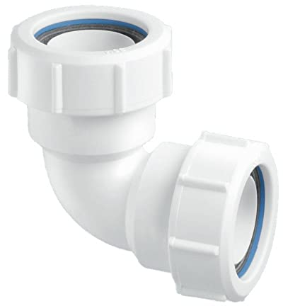 McAlpine MS4 90 Degree Multifit Bend, White