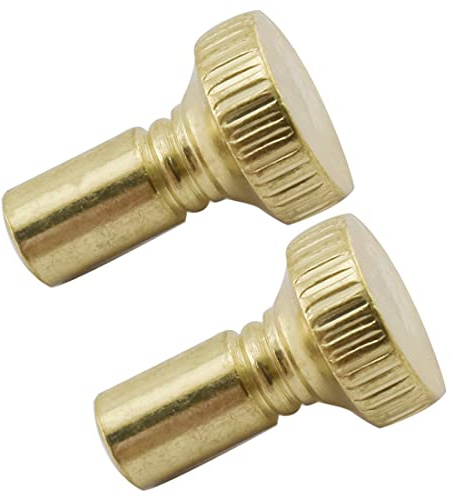 MARRTEUM 2 Pack Metal On/Off Replacement Light Lamp & Fan Knobs Lamp Switch Turner-Gold