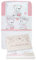GOYSILA Set Lenzuola Next To Me Compatibili Con Chicco Next2Me Culle Materasso 83x50cm Cotone 100% Certificato Oeko-tex® 2 Lenzuolini Angoli 1 Lenzuolo sopra 1 Federa Lavabili Lavatrice 40° Rosa