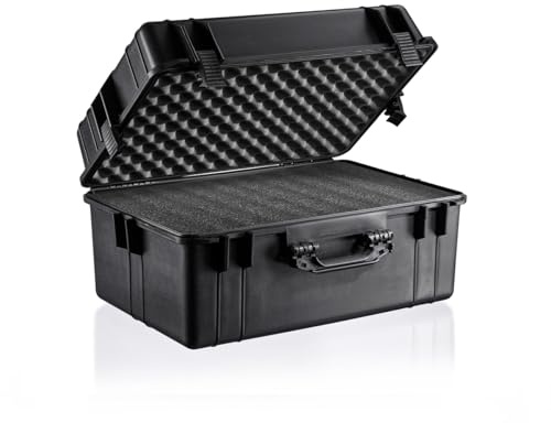 GUARDIQUE Apollo Case 5026 - Transportkoffer mit Multilayer Schaumstoff, staubdichter, wetterfester Schutzkoffer, Outdoor Universalkoffer | IP67 | 54,5 x 36,5 x 29 cm (innenM.)