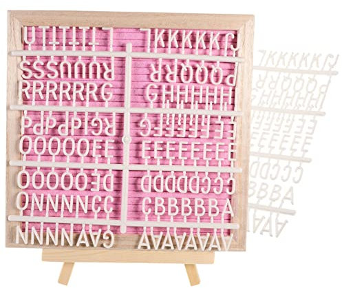 VILLCASE Buchstabentafel Aus Filz Diy-nachrichtentafel Mit Buchstaben Zum Stecken Dekorative Filztafel Für Haushalt Und Party