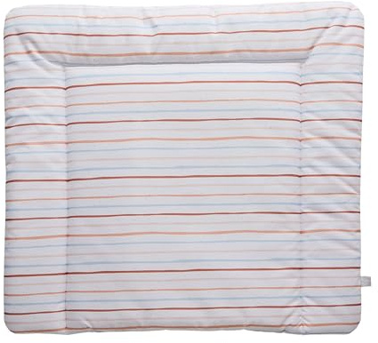 Premium Wickelauflage 77x73 cm | Wickelunterlage für Wickelkommode Malm Hemnes Nordli | Oeko Tex®100 | Abwaschbar, wasserabweisend | Ohne Weichmacher | Bunte Streifen