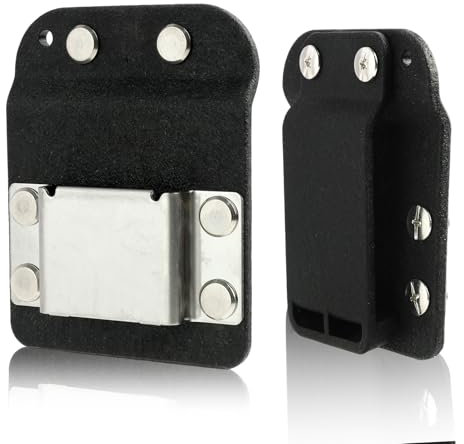 Fondina per attrezzi per cintura degli attrezzi, clip per cintura, robusto supporto per cintura degli attrezzi in acciaio inox 304 per trapano a batteria, avvitatore a percussione, chiodatrice, metro