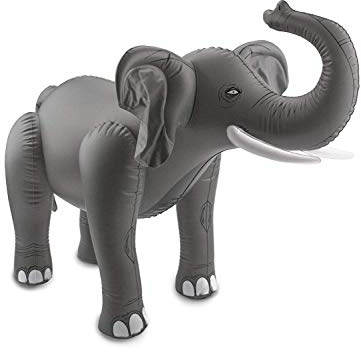 Aufblasbarer Elefant XXL 75 x 60 cm
