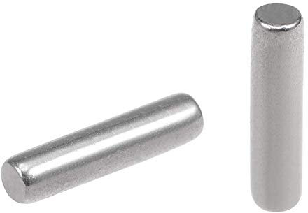 Yesallwas 100pz Spina Centraggio 1.5 mm x 6 mm Cilindrica Perno , in acciaio inox 304, perno di supporto in metallo per fissare elementi utilizzati in una posizione precisa (1.5 mm x 6 mm, 100 pezzi)