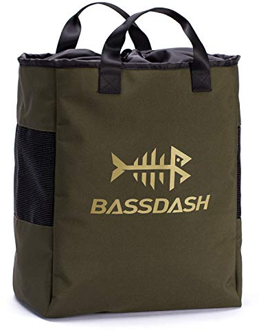 Bassdash - Borsa per scarponi da pesca e caccia, in rete ventilata
